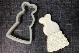 Your Place To Buy And Sell All Things Handmade Bridal Shower Cookies Cookie Cutter Dress Wedding Cookies