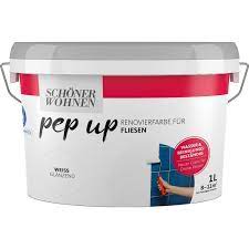 Alle urban great fliesen urban great katalog. Schoner Wohnen Pep Up Renovierfarbe Fur Fliesen Weiss 1 L Kaufen Bei Obi