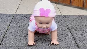 Giggles Wiggles Crawling Baby Doll Baby Doll Go Out For A Walk Baby Doll Run Away Youtube