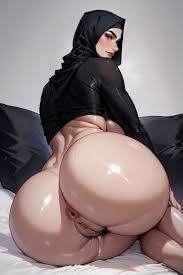 Massive Sexy Ass, Sexy Hijab Girl, Abaya Furry AI Porn