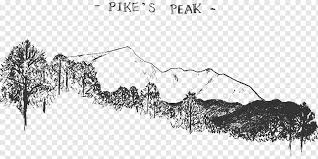 Pikes Peak The Rocky Mountains Landers Peak Lander Peak Himalaya Monochrome Colorado Peak Png Pngwing