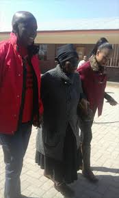 Eff leader julis malema is accusing the anc of fabricating false stories about him abusing his wife. Relaxed And Jovial Julius Malema Votes With His Granny And Wife