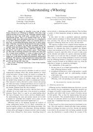PDF) Understanding eWhoring