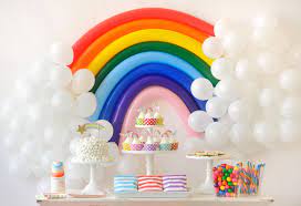 Finden sie party pavillon 3x6m in ihrer nähe. Rainbow Birthday Party For Kids Rainbow Themed Party Ideas