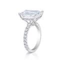 8 Carat Emerald Cut Lab-Grown Diamond Engagement Ring | Nekta New York