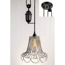 Nothing new, shiny or flawless is this was a very economical way for modern bohemians to fashionably decorate. Farmhouse Vintage Shabby Chic Pulldown Wire Pendant Light