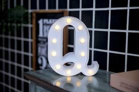 Big starts from an abacus of . Buy Focux Led Letter Lights Alphabet Light Up Sign For Night Light Home Party Birthday Wedding Bar Decoration Q Online In Germany B07r54wxrc
