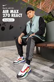 Introducing Air Max 270 React A New Take On Big Air That Keeps You Moving Forward With Comfy React Cushioning Now On Nike Com In 2020 Nike Air Max Air Max 270 Air Max