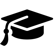 Icon Black And White Cap Hd Png Download White Caps Red Graduation Icon