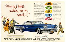 The B 58 Air Born Buick Arrives On The Scene Buick Vintage Ads Car Advertising