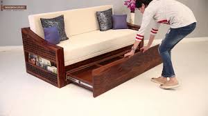 Free delivery · 5 year warranty · life time support service. Sofa Cum Bed Shop Thar Sofa Cum Bed In Honey Finish Online Wooden Street Youtube