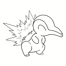 Pokémon coloring sheet ~ cyndaquil. 155 Cyndaquil Coloring Page By Nikki M Garrett On Deviantart