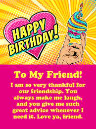 There are masculine cards, women cards, and cards for kids. Thankful For Our Friendship Happy Birthday Card For Friends Birthday Greeting Cards By Davia