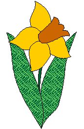 Free Applique Floral Quilt Block Daffodil Flower Flower Quilts Applique Quilt Patterns Floral Quilt