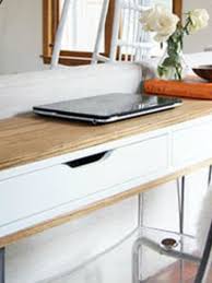 Ikea Hack Van Wandplank Tot Retro Bureau Retro Bureau Ikea Hack Kantoor Aan Huis Decor