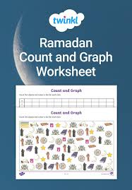 Ramadan Count And Graph Worksheet Ramadan Primary Students Graphing