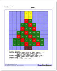 Fun games for kids tip: Hundreds Chart Hidden Pictures Puzzles