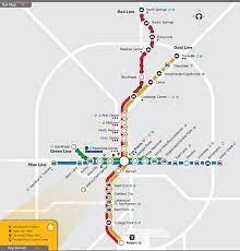 Atlanta Light Rail Map Marta