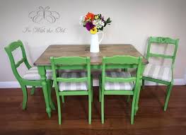 If you are fond of lively interiors and light environments, lime green dining chairs will serve perfect! Lime Green Dining Set General Finishes Design Center
