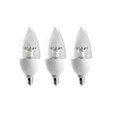 Ecosmart 40 Watt Equivalent B11 Dimmable Led Light Bulb Daylight 3 Pack 1002025602 The Home Depot In 2020 Dimmable Led Lights Led Lights Dimmable Led