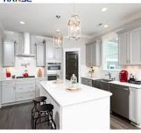 Professional Customization European Style White Solid Wood Kitchen Cabinet  Furniture White Shaker Modular Kitchen Cabinets for Sale