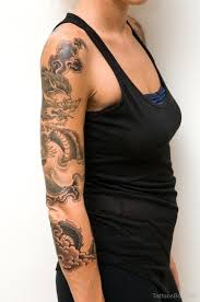 This makes this type of tattoo design very interesting and beautiful. Dragon Arm Sleeve Tattoo Female Novocom Top