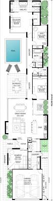 Love Love This Plan Jg Plans De Maisons Etroites Plan De Maison En Longueur Maison Etroite