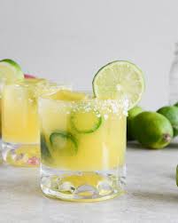 Mango Jalapeno Margaritas Recipe Mango Jalapeno Margarita Jalapeno Margarita Fresh Fruit Recipes