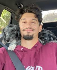 My son and grand pup Cookie 🤗❤️🙏🏼 love them so much #blessed @prodbysiid