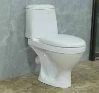 Hot Selling Eastern Europe CE Washdown Two Piece Toilet Ceramic P Trap  Russia Bathroom Toilet Bowl