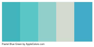 In the 1980s, there was a trend of pastel colors in men's fashion. Pastel Blue Green Palette Palette Pale Applecolors
