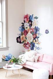 Vintage Floral Wall Decals Floral Wall Decals Floral Wall Vintage Home Decor