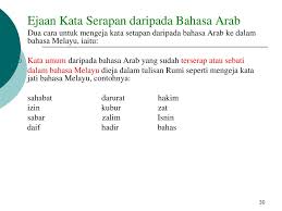 Contextual translation of bahasa melayu ke bahasa arab from malay into arabic. Bahasa Arab Ke Bahasa Melayu