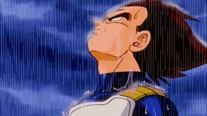 Vegeta Under The Rain GIF - Vegeta Under The Rain - Discover & Share GIFs