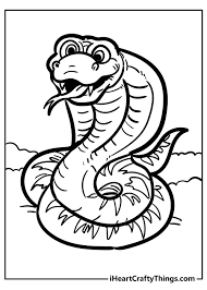 We have collected 36+ cartoon snake coloring page images of various designs for you to color. Snake Coloring Pages Updated 2021