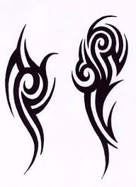 Don't forget to link to this page for attribution! Motif Tato Simple Cara Golden