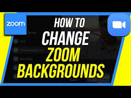 How To Change Your Background In Zoom Zoom Virtual Background Youtube Online Teaching Virtual Classrooms Virtual