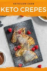 Easy Keto Crepes Recipe Only 5 Ingredients Recipe Keto Crepes Crepe Recipes Keto Dessert Recipes