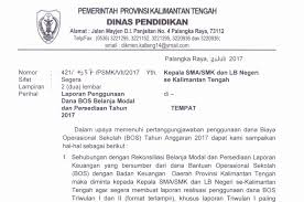 Aug 13, 2021 · contoh pengisian format buku rincian objek belanja modal xls 4. Surat Edaran Kadisdik Kalteng Tentang Laporan Penggunaan Dana Bos Belanja Modal Dan Persediaan Tahun 2017 Disdik Kalteng