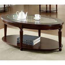 High society anderson 3 piece coffee table set tad100ot 105912. Bowery Hill Oval Coffee Table In Dark Cherry Walmart Canada