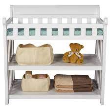 Delta children infant changing table with pad, black. Eclipse Changing Table White By Delta Children Nis981122465 Tomlinson Furniture
