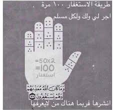 طريقة حساب الاستغفار باليد ١٠٠ مرة Islame