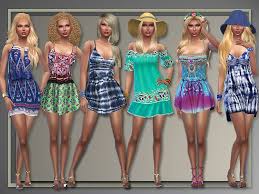 Sssvitlans Casual Summer Outfits Sims 4 Clothing Casual Outfits