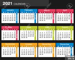 Jobs creative bloq is supported by its audience. The Calendar New Year 2021 Date For Your Design Royalty Free Cliparts Vectors And Stock Illustration Image 70786544