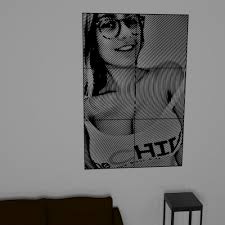 Fichier STL ART MURAL - MIA KHALIFA 15 🎨 ・Modèle à télécharger et à  imprimer en 3D・Cults