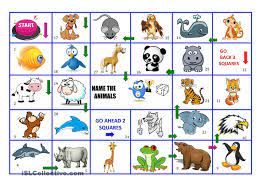 Animals Board Game Board Games Classroom Games Animal Games