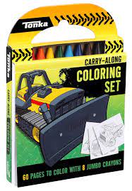 And it's pink to boot. Tonka Carry Along Coloring Set Baranowski Grace 9780794447397 Amazon Com Books