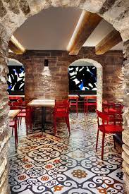 spanish inspired tapas restaurant barsa taberna captures the energy of the running of the bulls tongtong restaurant flooring tapas restaurant ceramic floor