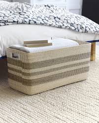 Rectangular La Jolla Basket Basket Woven Baskets Storage Basket Makeover