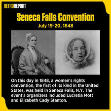OTD in 1848, the Seneca Falls Convention began, launching the women's  suffrage movement. To learn more about the people and milestones in the  fight for women's rights, access our Women's History Collection